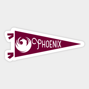 Phoenix Flag Pennant Sticker